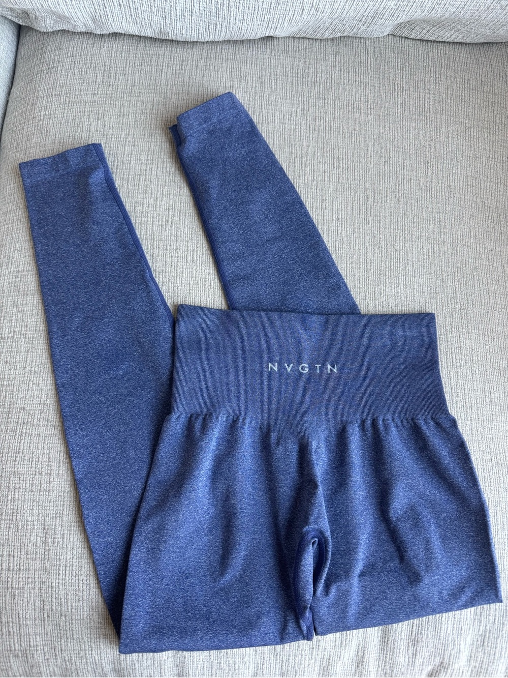 NVGTN Seamless High-Waist Leggings in blue